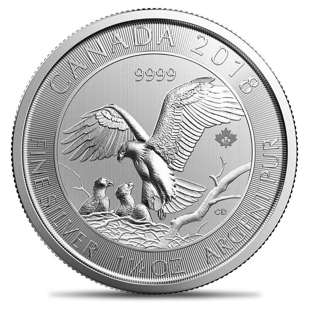 The Royal Canadian Mint Silver Eagle with Nest is one of many coins and bars Augusta Precious Metals can help you add to your self-directed IRA.