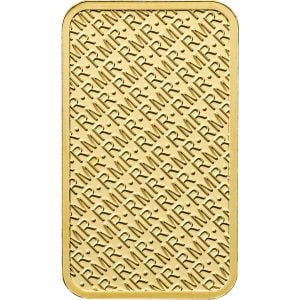 1-oz gold bar back